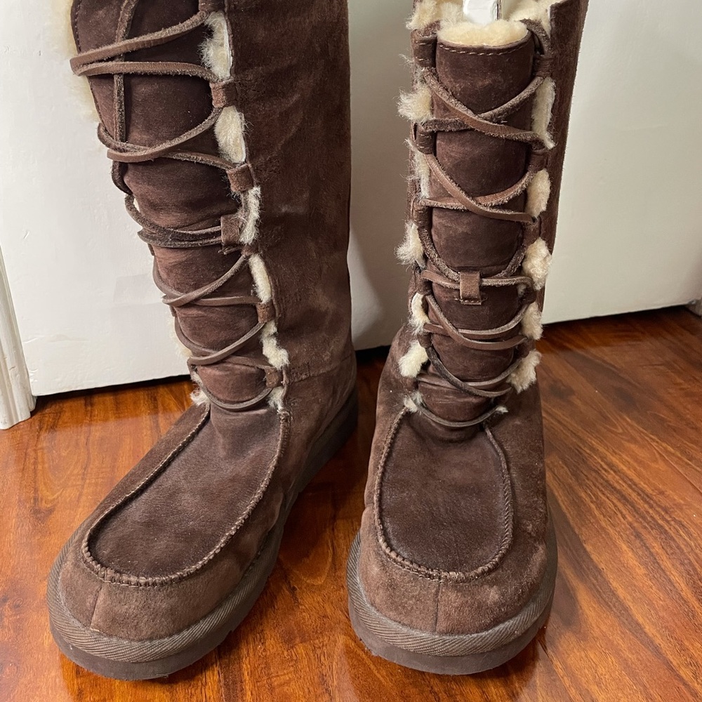 Ugg Tall Lace Up Boots